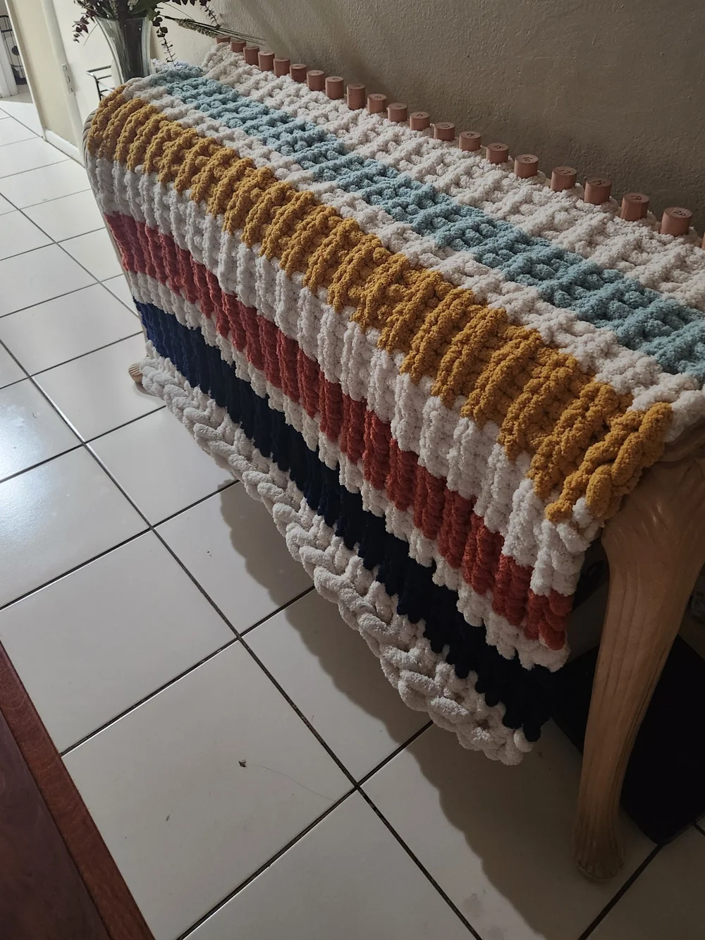 Cozy Chunky Knit Throw Blanket